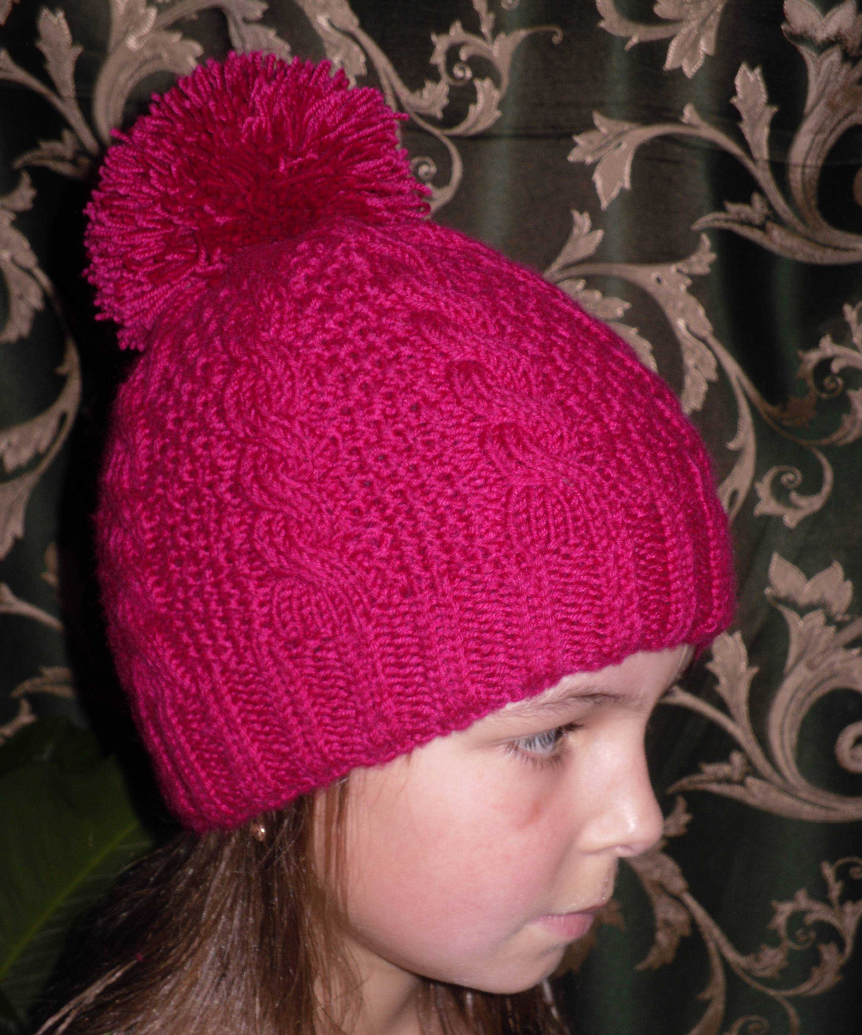 Зимняя двойная шапка крючком для девочки - Вязание - Страна Мам